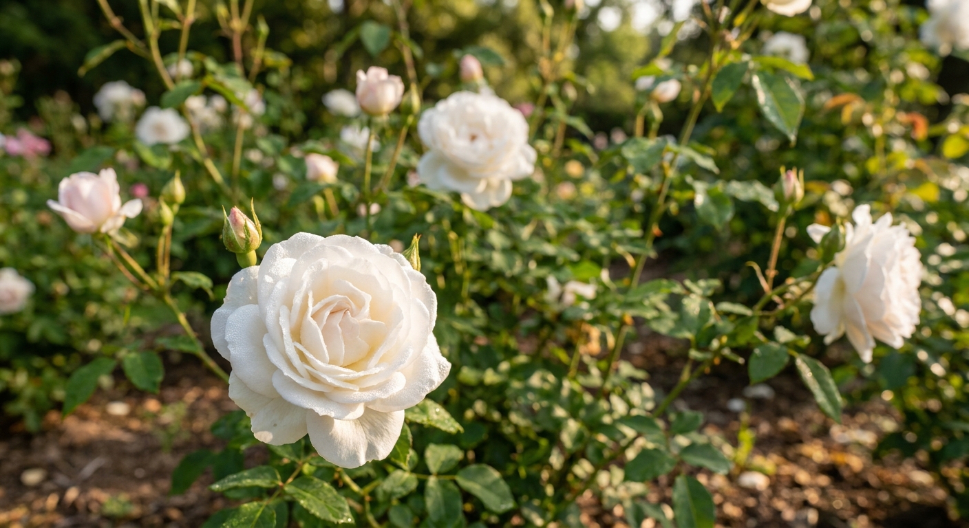 Taurus white rose print